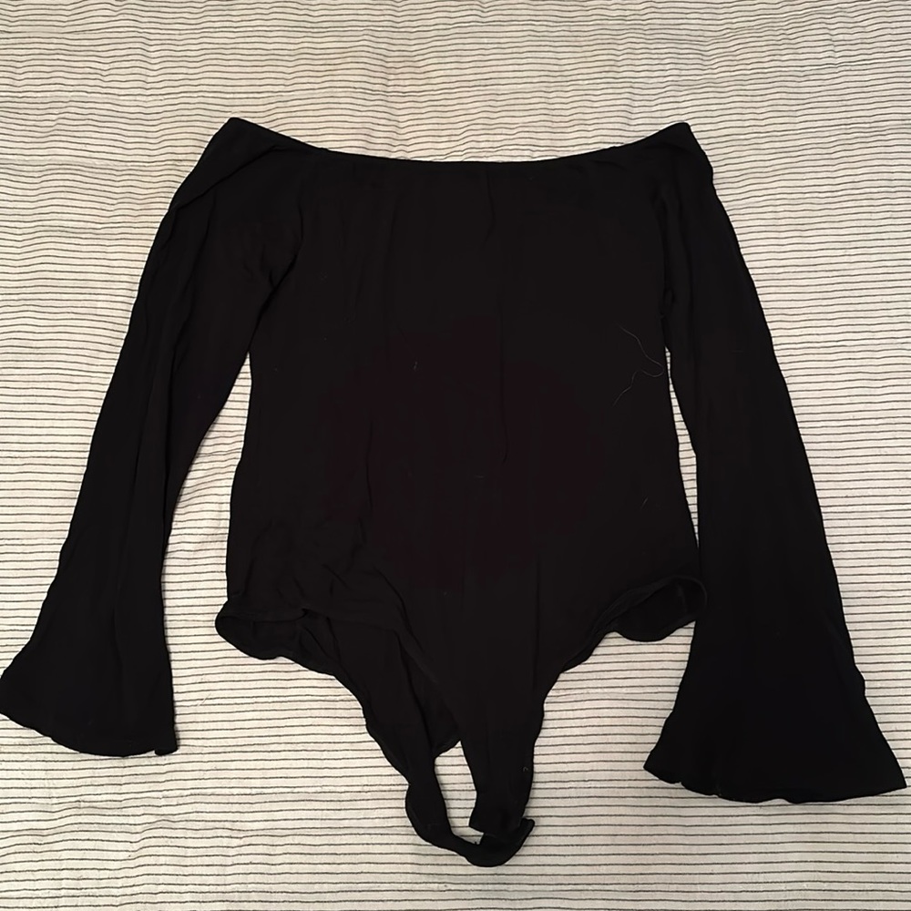 Mindy Mae’s Market off-the-shoulder bodysuit